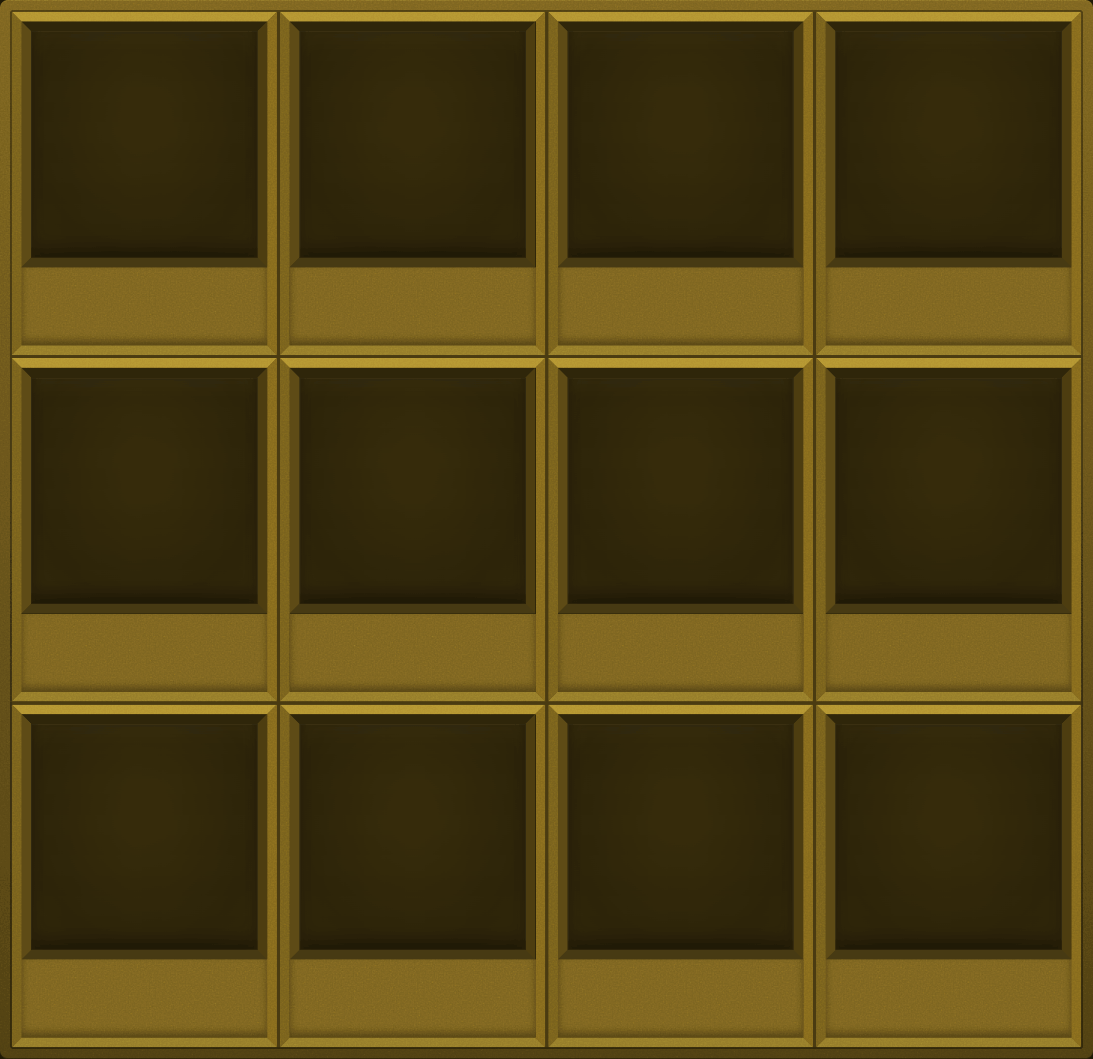 Molten Gold Display Case (3x4)